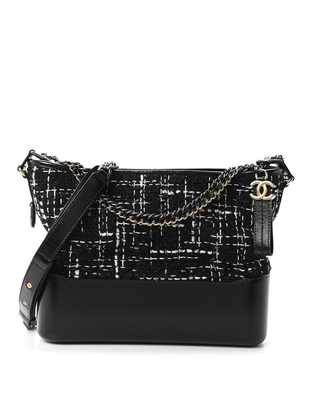 Chanel Tweed Calfskin Quilted Medium #320067C18B